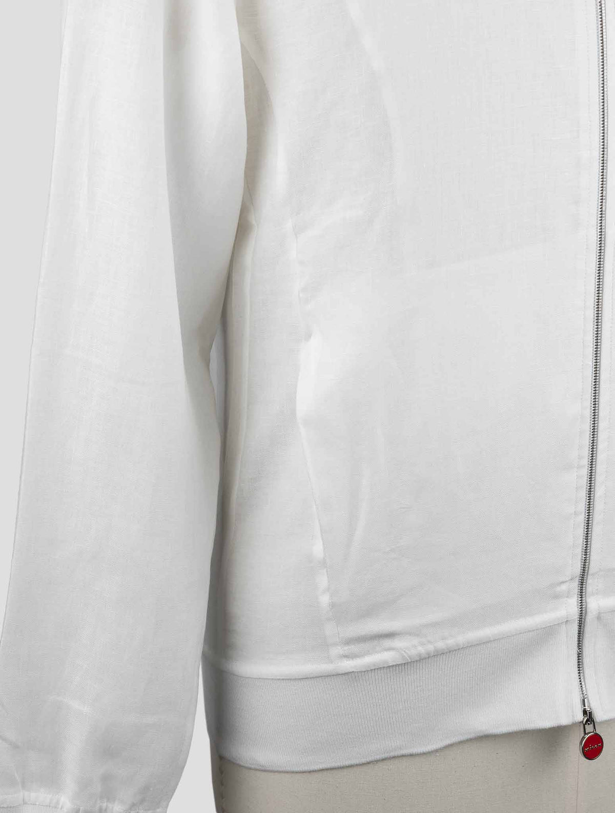 Kiton White Linen Coat 4