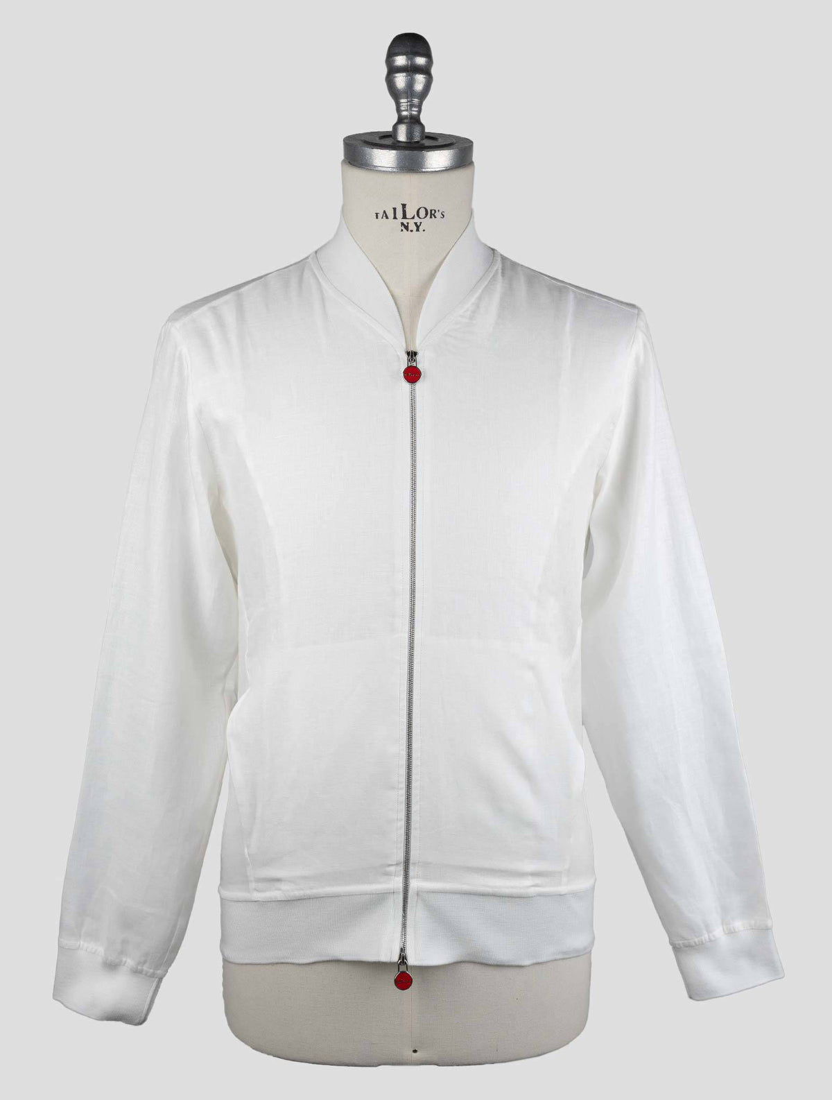 Kiton White Linen Coat 6