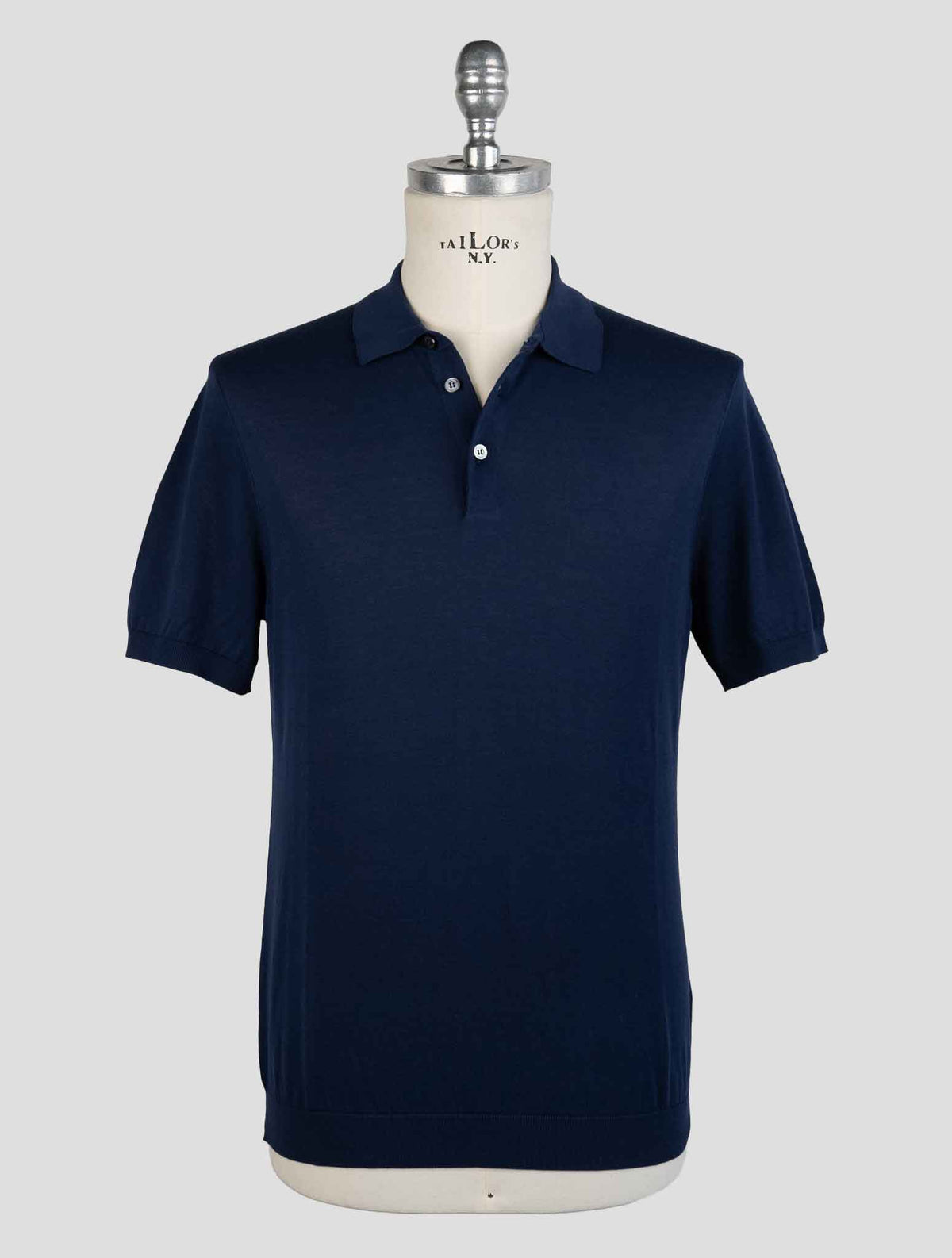 Drumohr Blue Cotton Polo 1