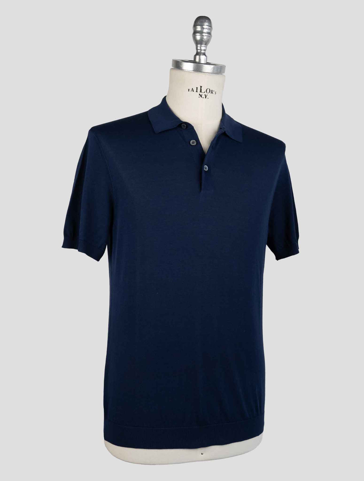 Drumohr Blue Cotton Polo 2