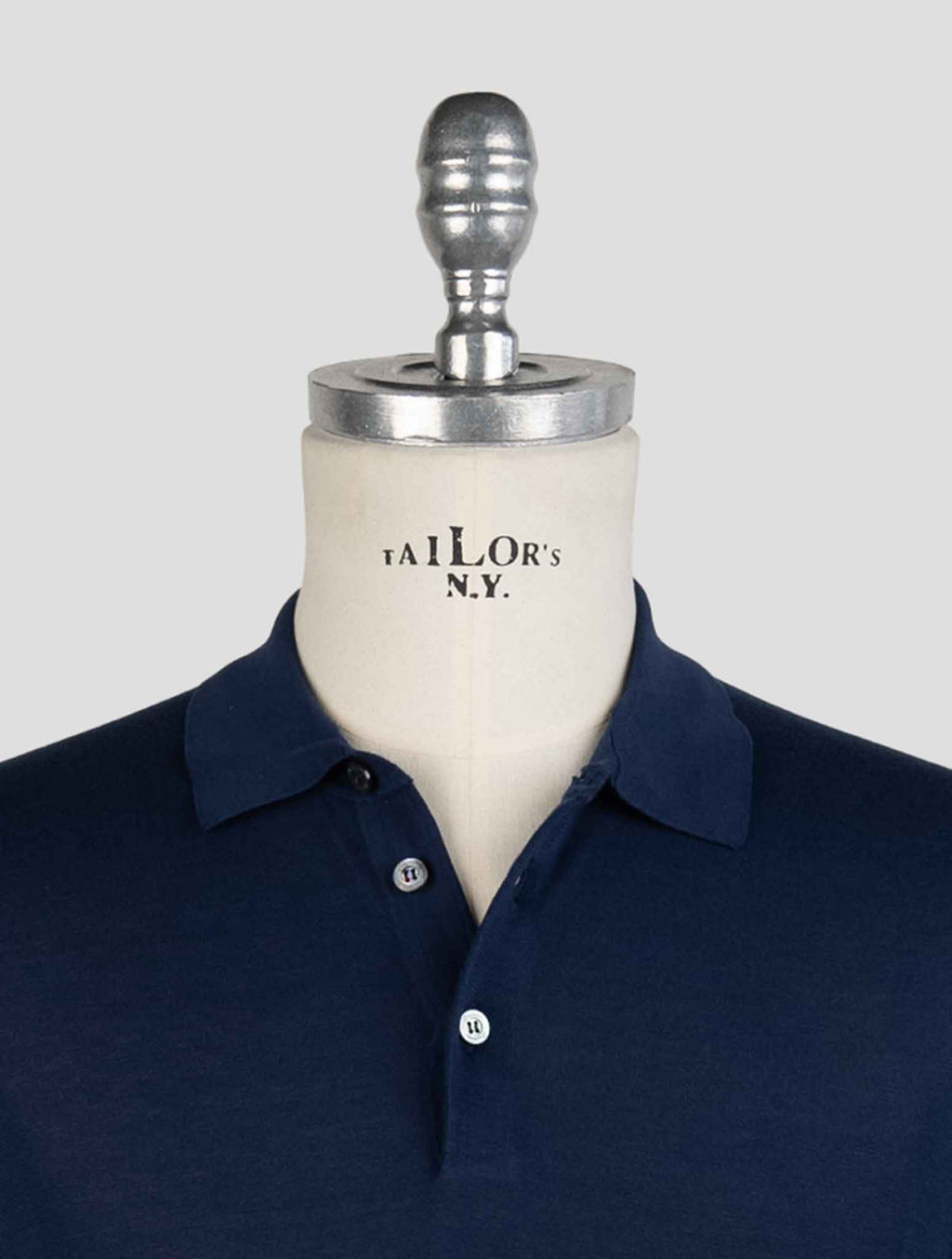 Drumohr Blue Cotton Polo 4