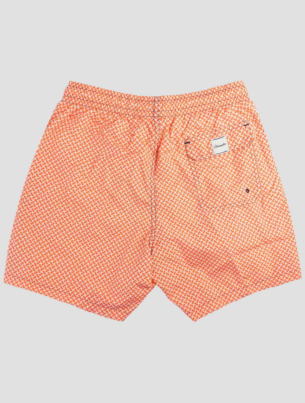 Drumohr Orange Pl Swim Trunks 2