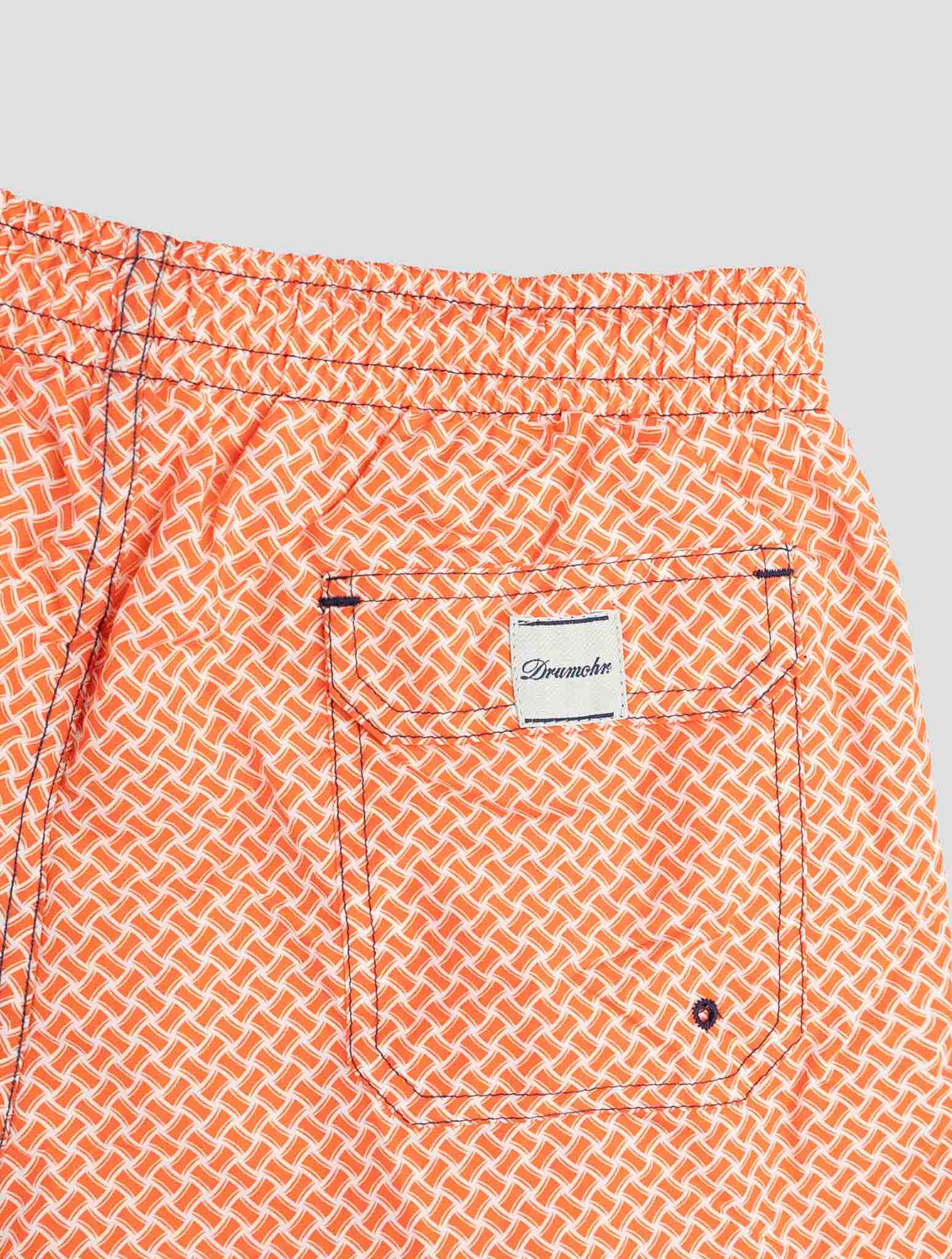 Drumohr Orange Pl Swim Trunks 3