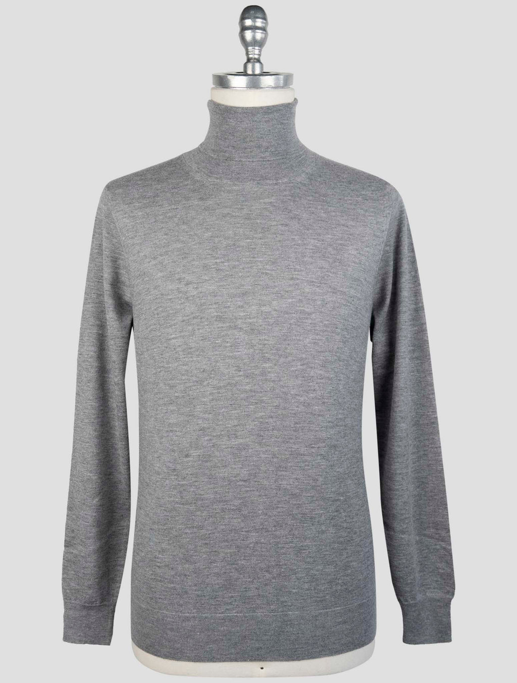 Drumohr Gray Cashmere Sweater Turtleneck 1