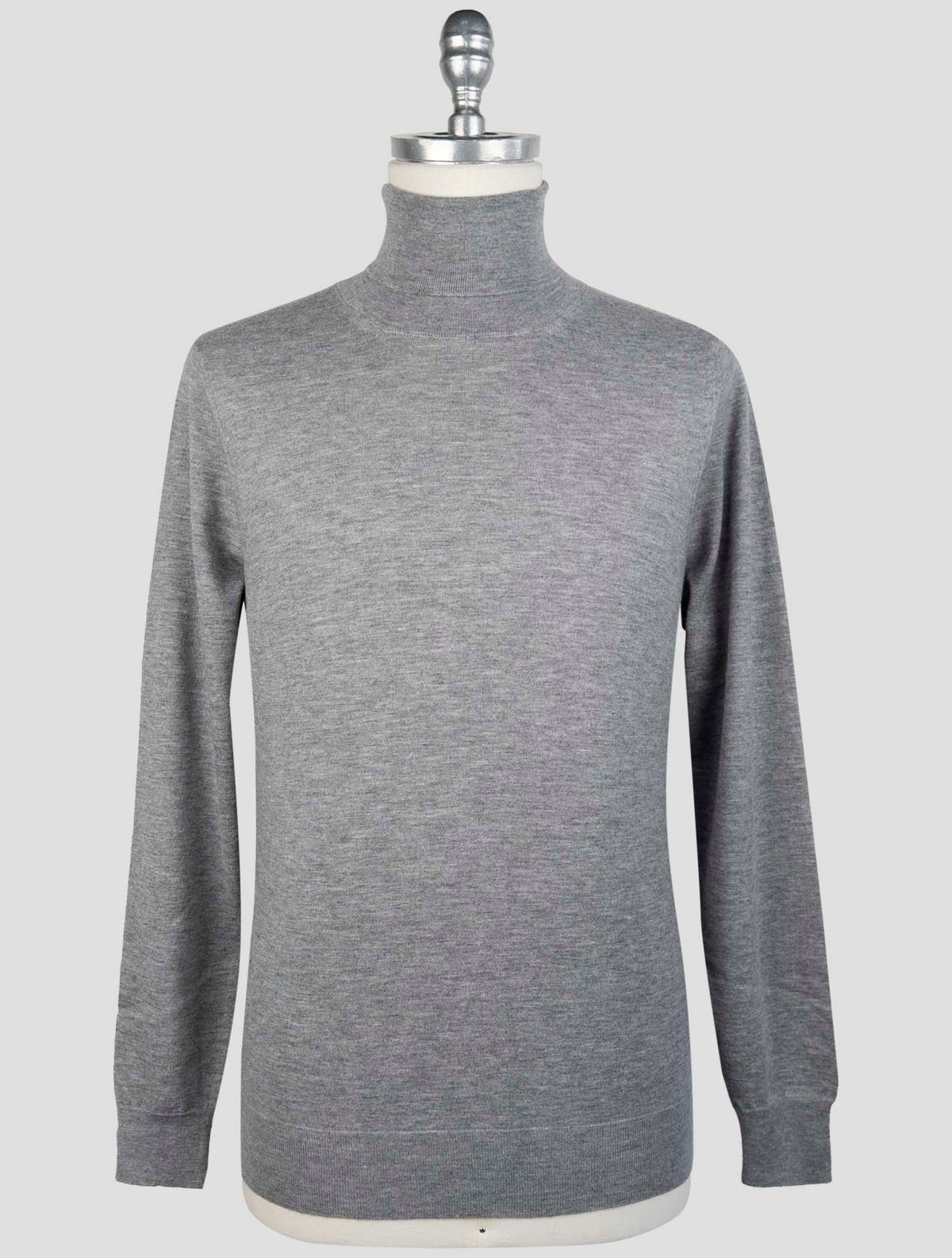 Drumohr Gray Cashmere Sweater Turtleneck 1