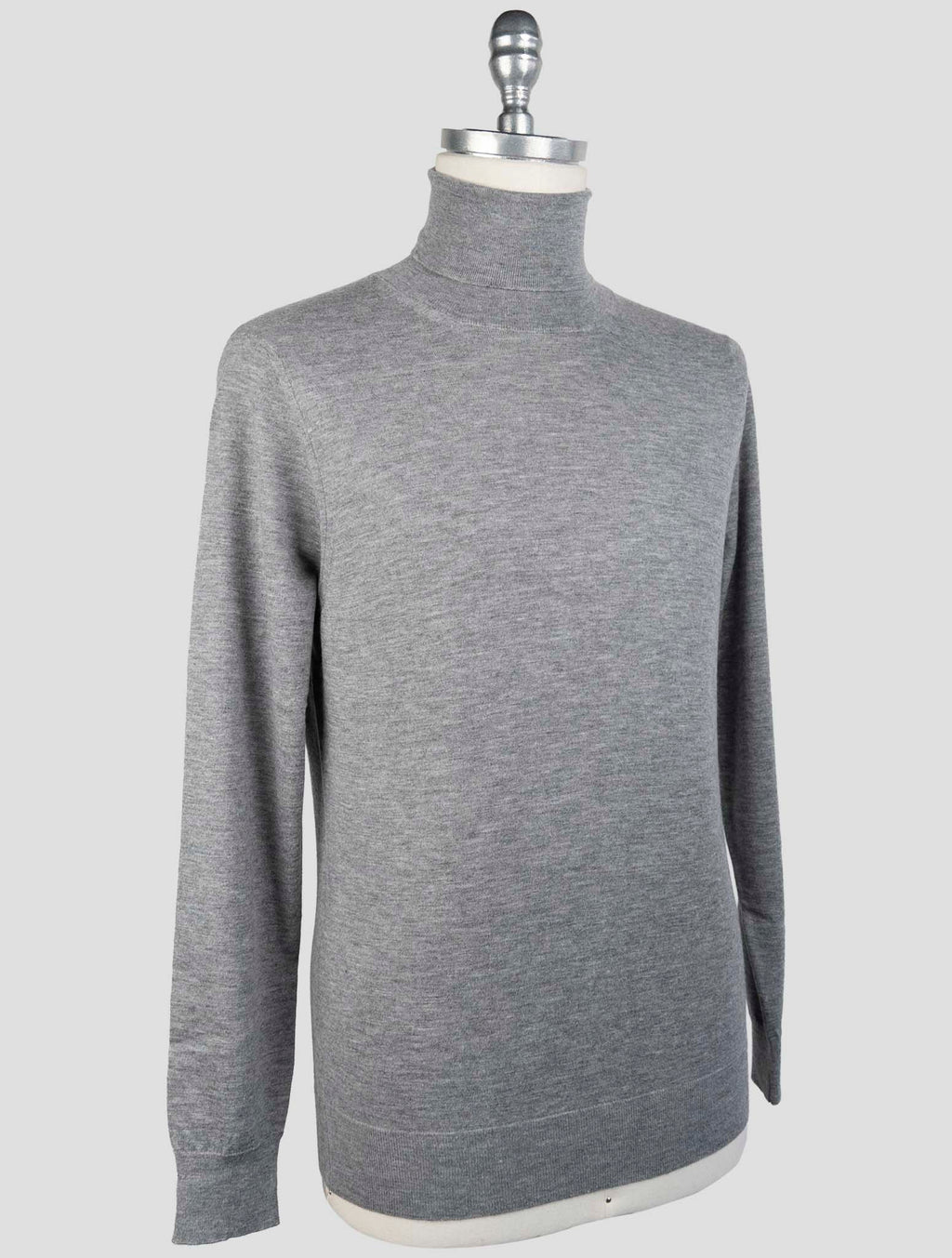 Drumohr Gray Cashmere Sweater Turtleneck 2