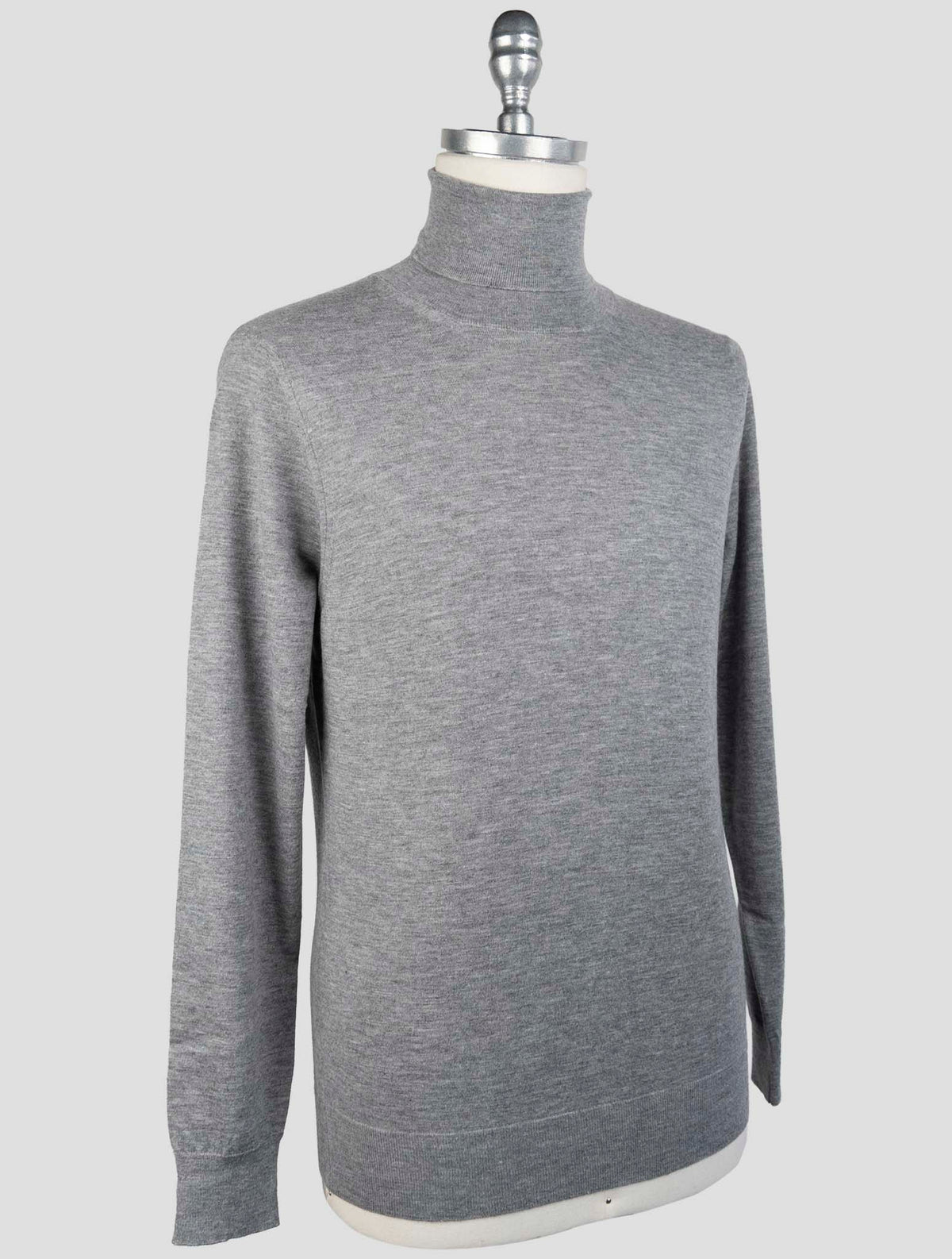 Drumohr Gray Cashmere Sweater Turtleneck 2
