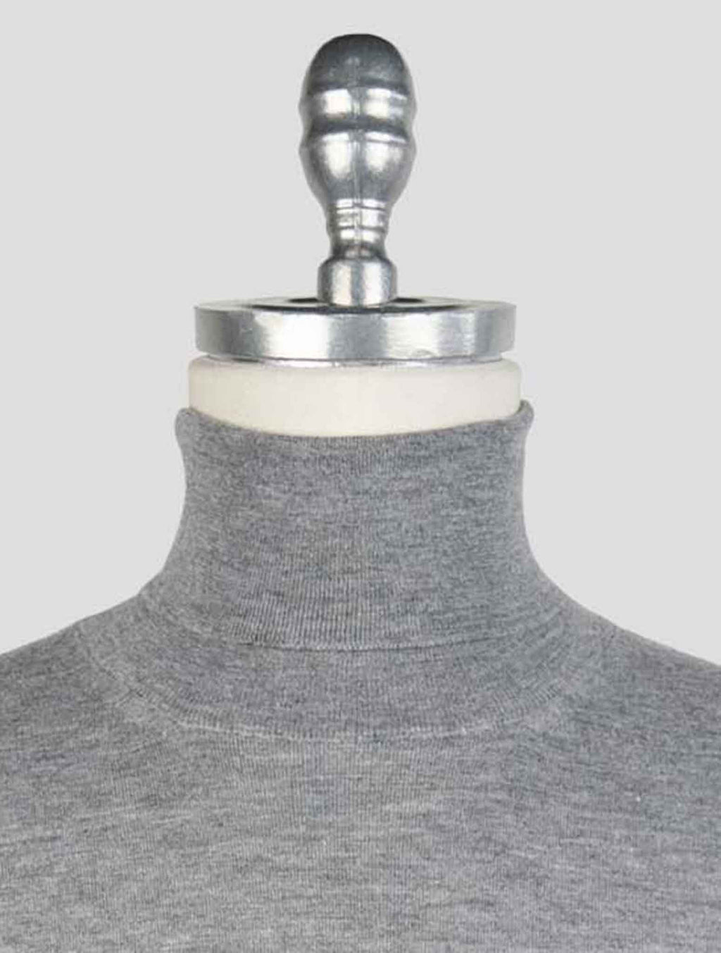 Drumohr Gray Cashmere Sweater Turtleneck 4