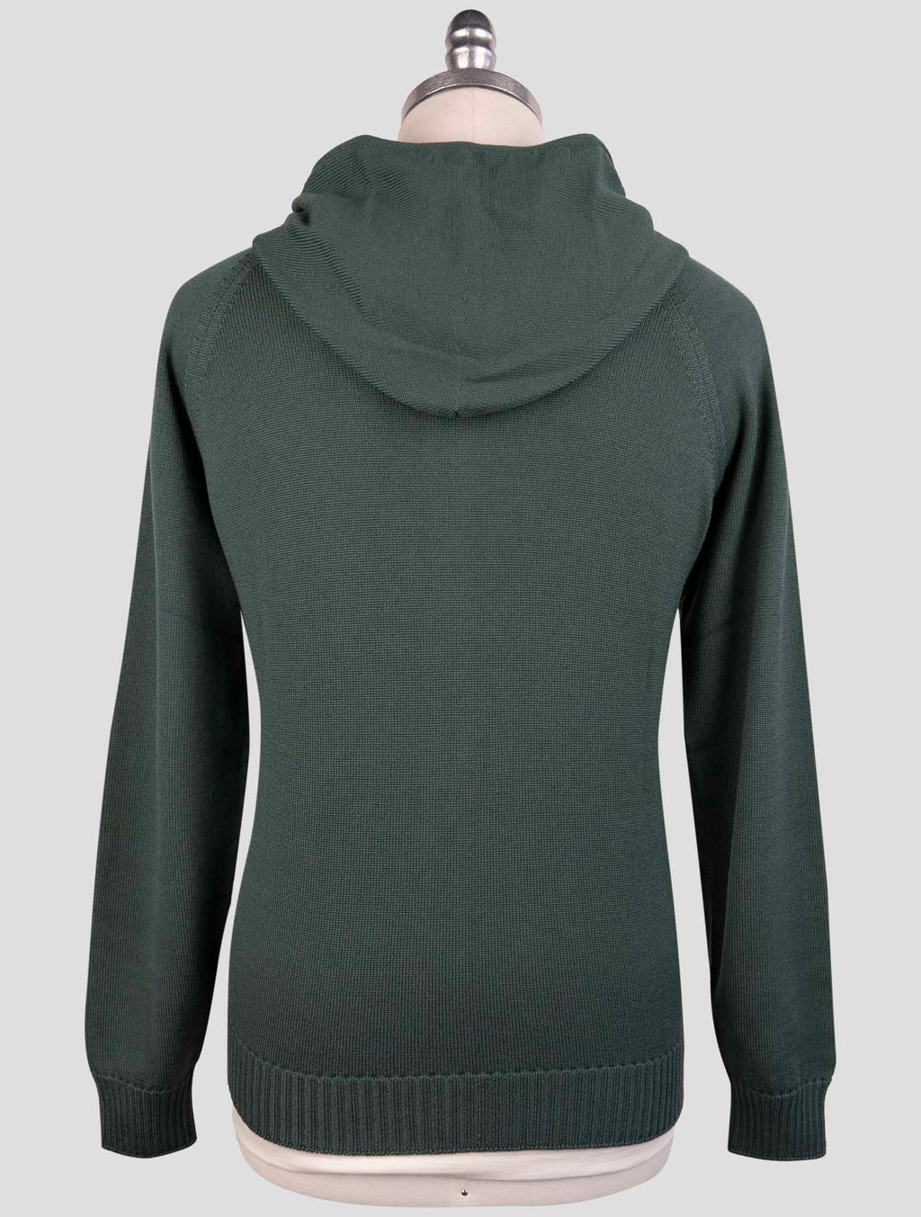 Drumohr Green Lambswool Sweater Full Zip 3