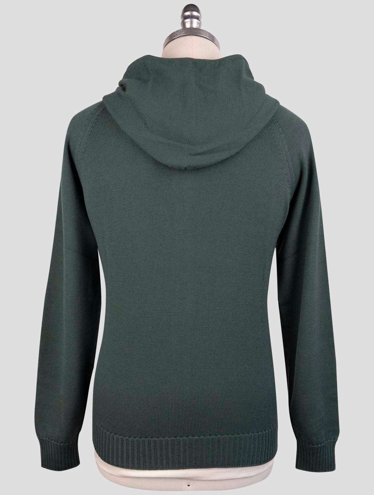 Drumohr Green Lambswool Sweater Full Zip 3