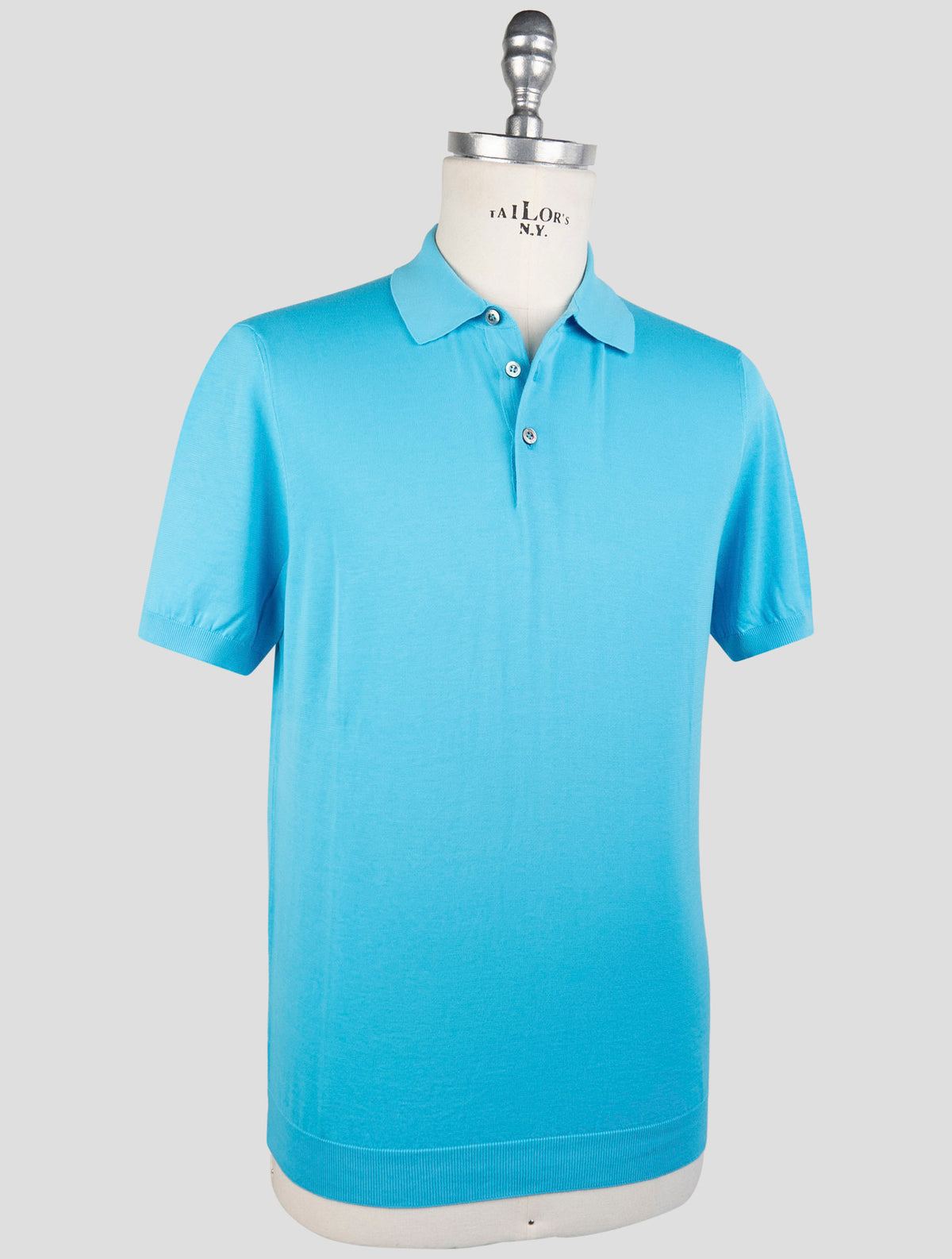 Drumohr Light Blue Cotton Polo 2