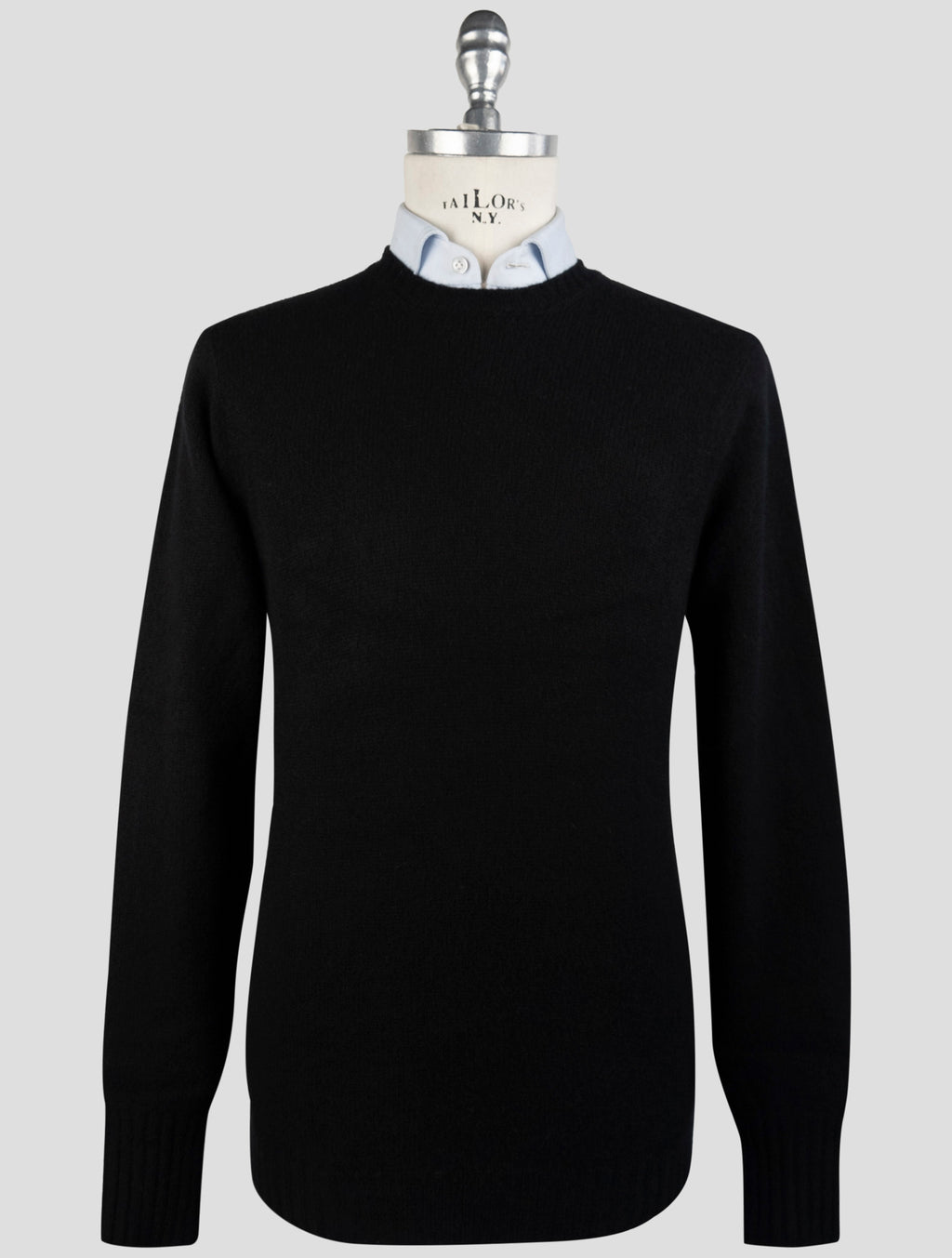 Drumohr Black Cashmere Sweater Crewneck 1