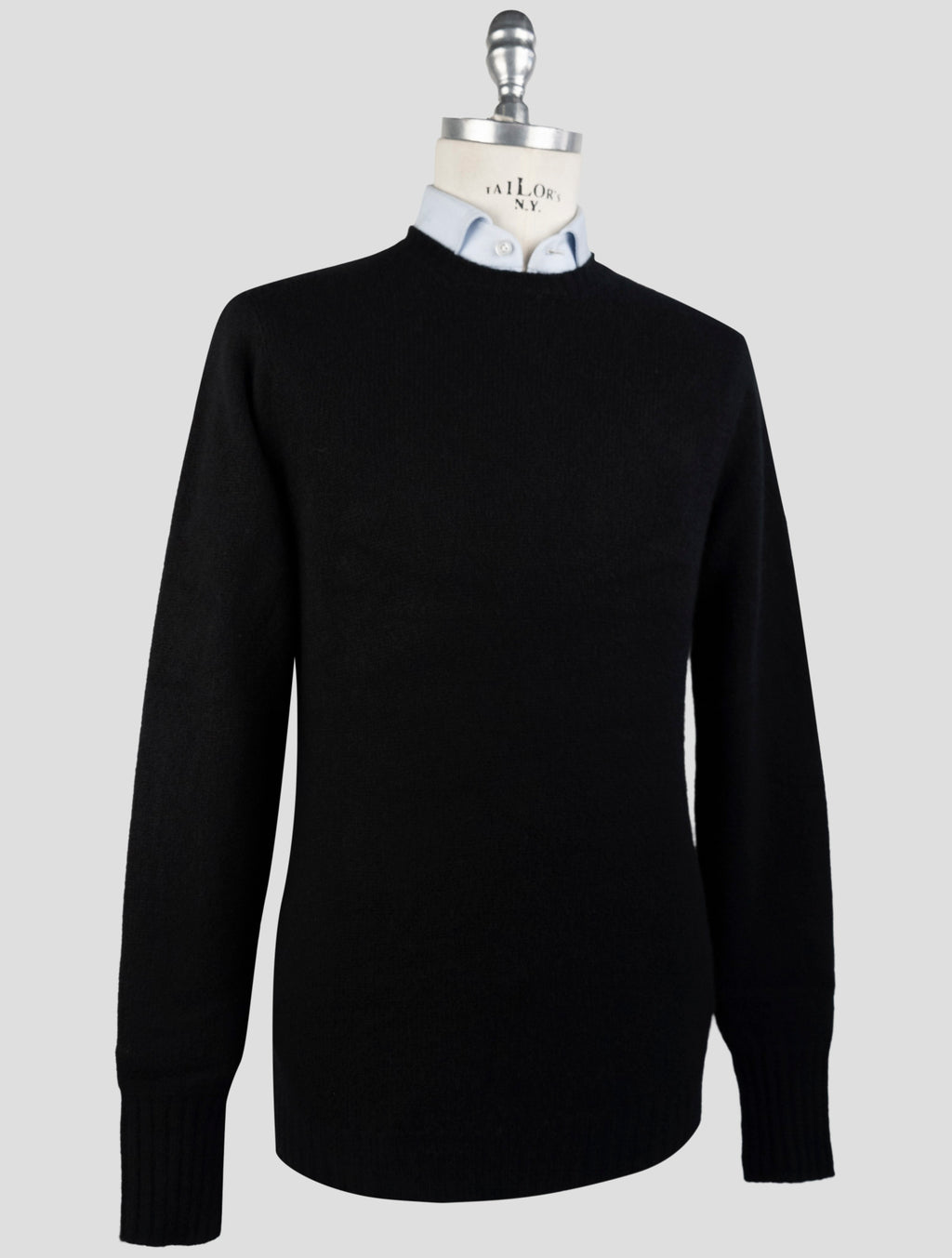 Drumohr Black Cashmere Sweater Crewneck 2