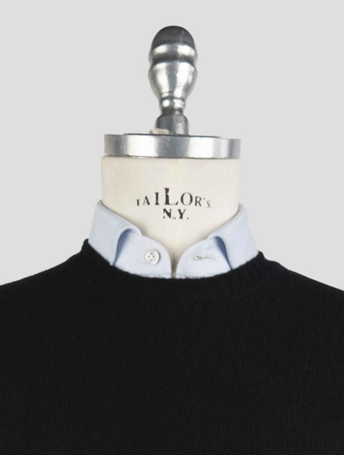 Drumohr Black Cashmere Sweater Crewneck 4