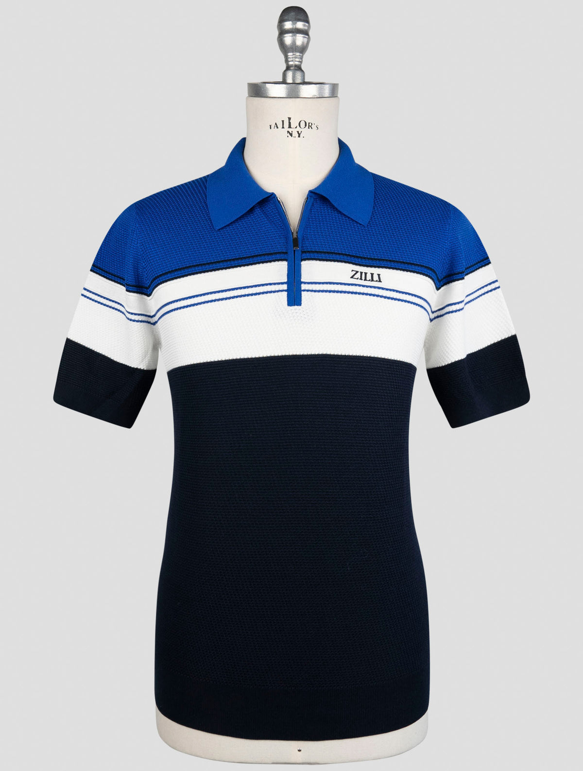 Zilli Multicolor Cotton Silk Polo 1