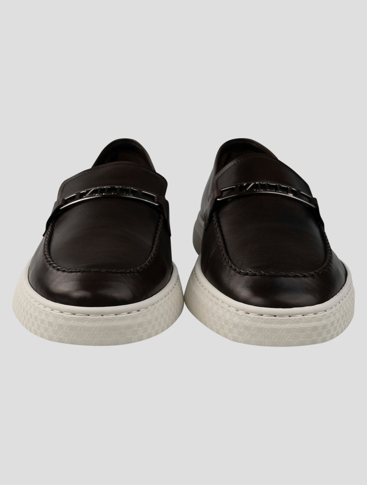 Zilli Brown Leather Loafers 1