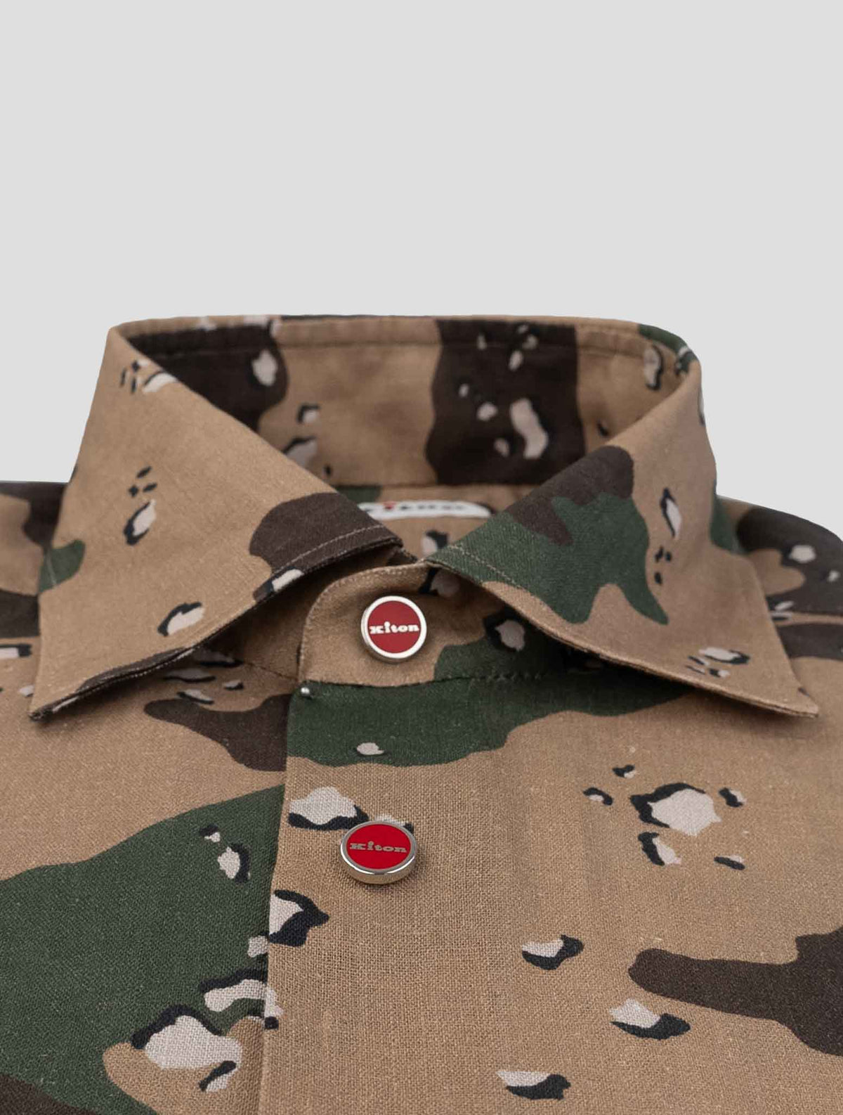 Kiton Multicolor Linen Shirt 2