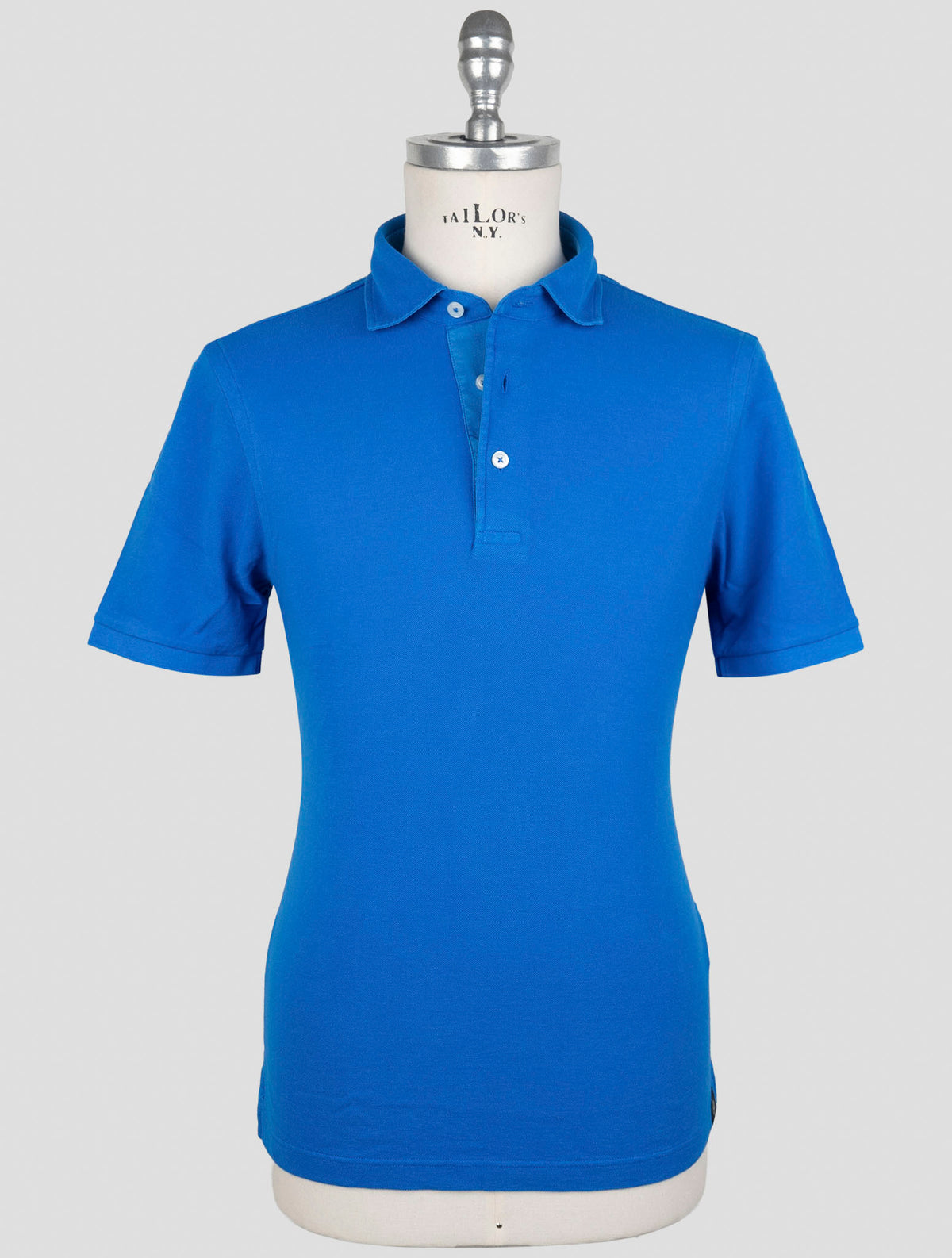 Gran Sasso Blue Cotton Polo 1