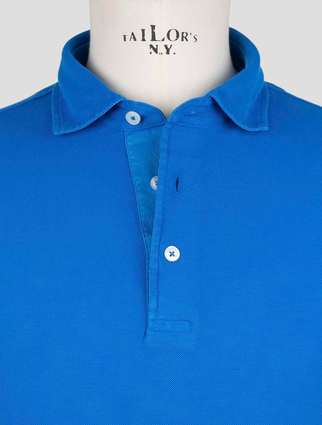 Gran Sasso Blue Cotton Polo 4