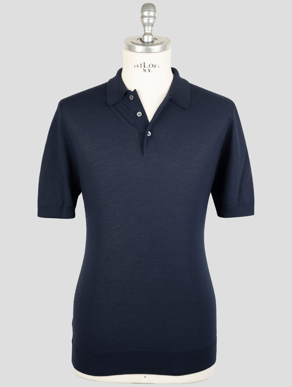 Gran Sasso Blue Cotton Polo 1