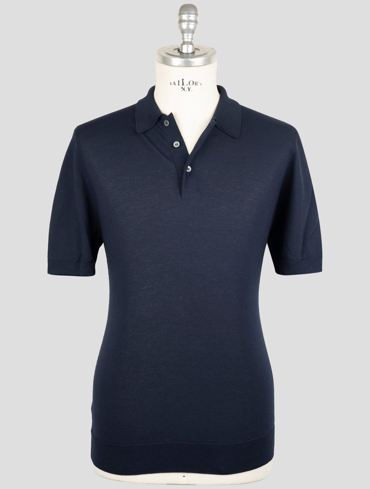 Gran Sasso Blue Cotton Polo 1
