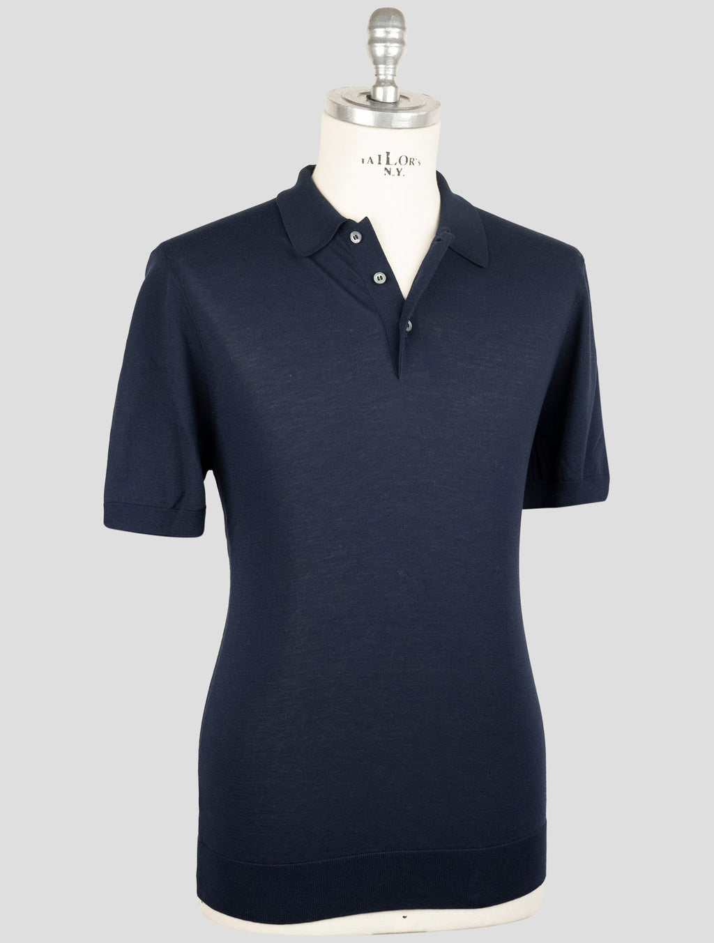 Gran Sasso Blue Cotton Polo 2