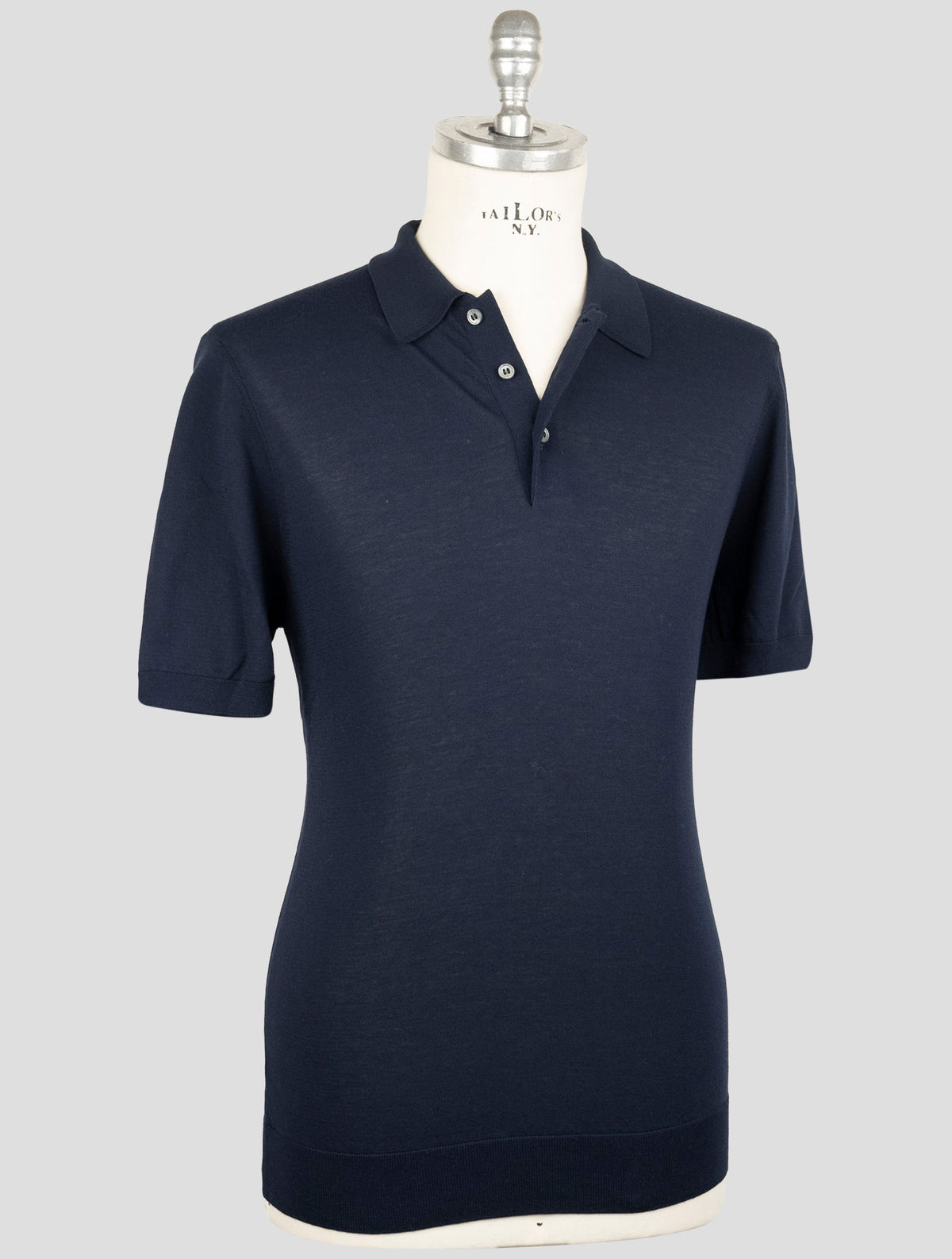 Gran Sasso Blue Cotton Polo 2