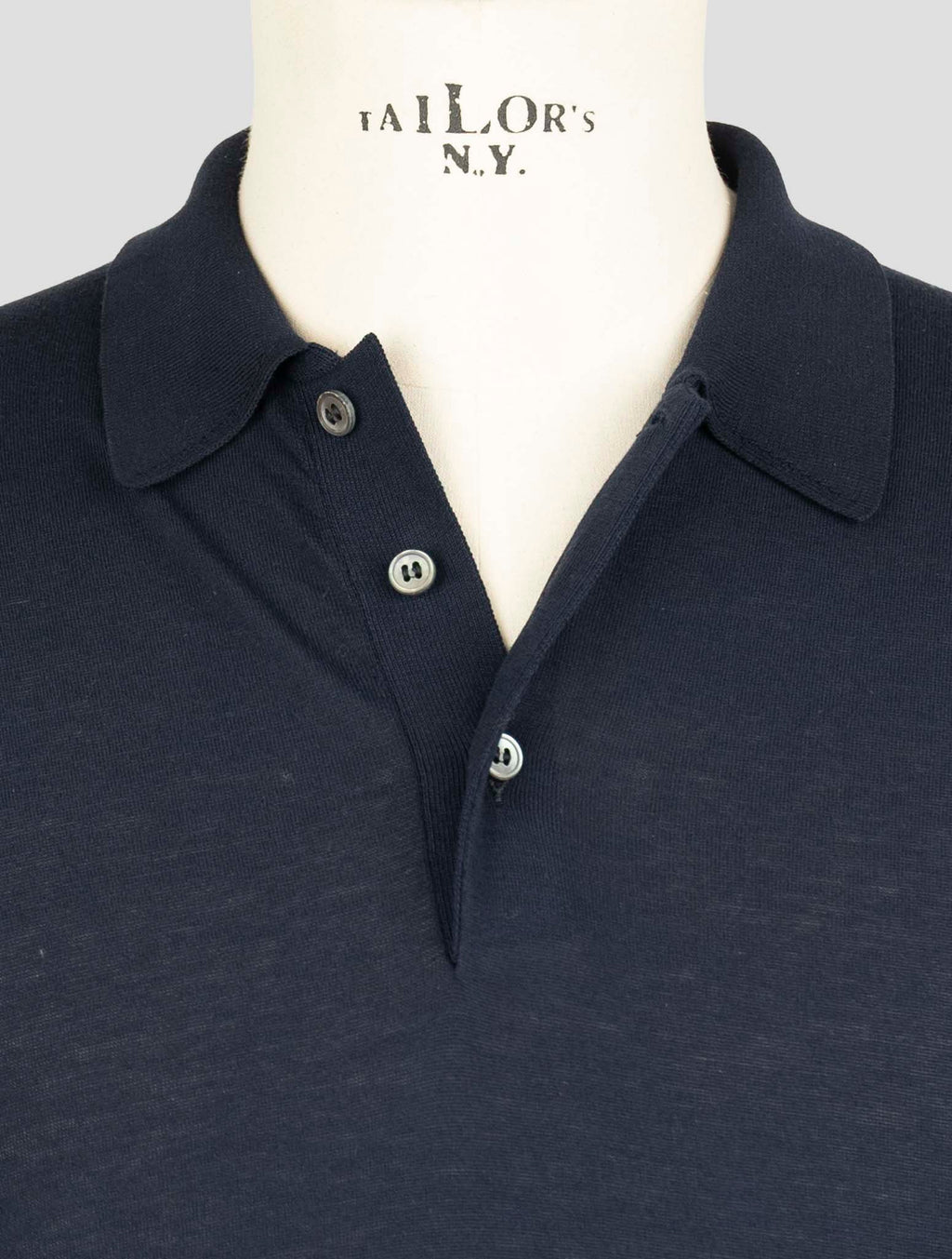 Gran Sasso Blue Cotton Polo 4