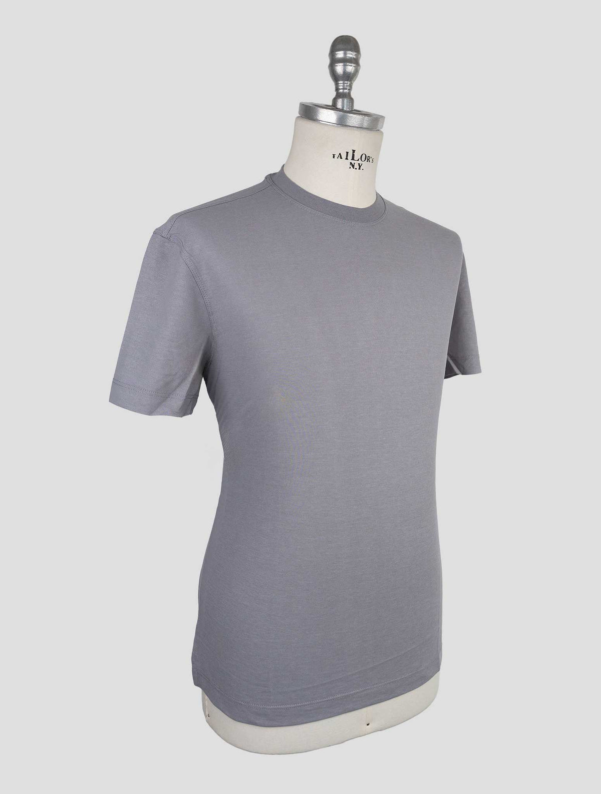 Kired Gray Cotton T-Shirt 2