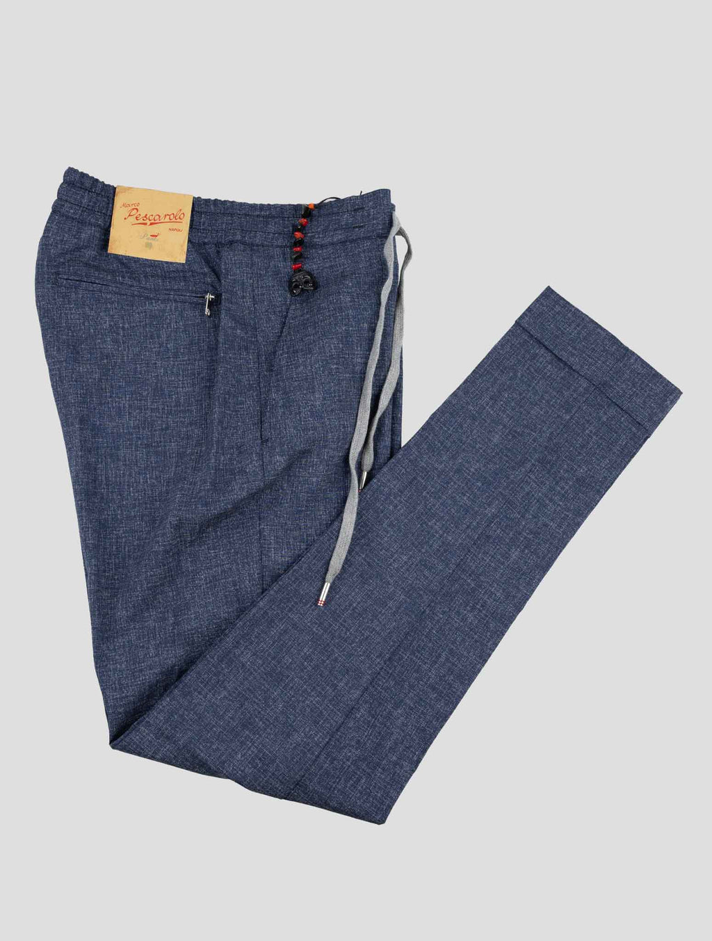 Marco Pescarolo Blue Virgin Wool Pants 1