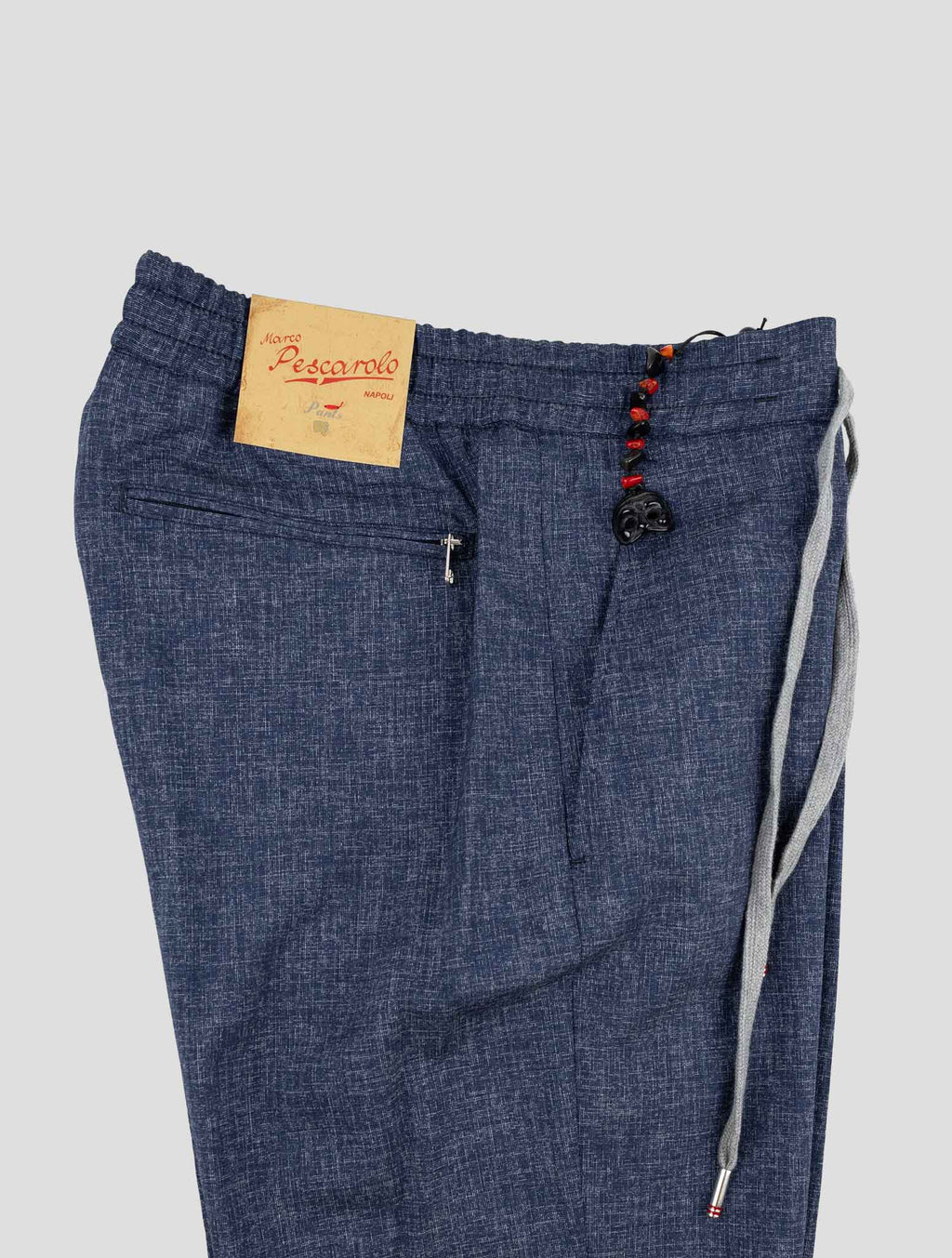 Marco Pescarolo Blue Virgin Wool Pants 3