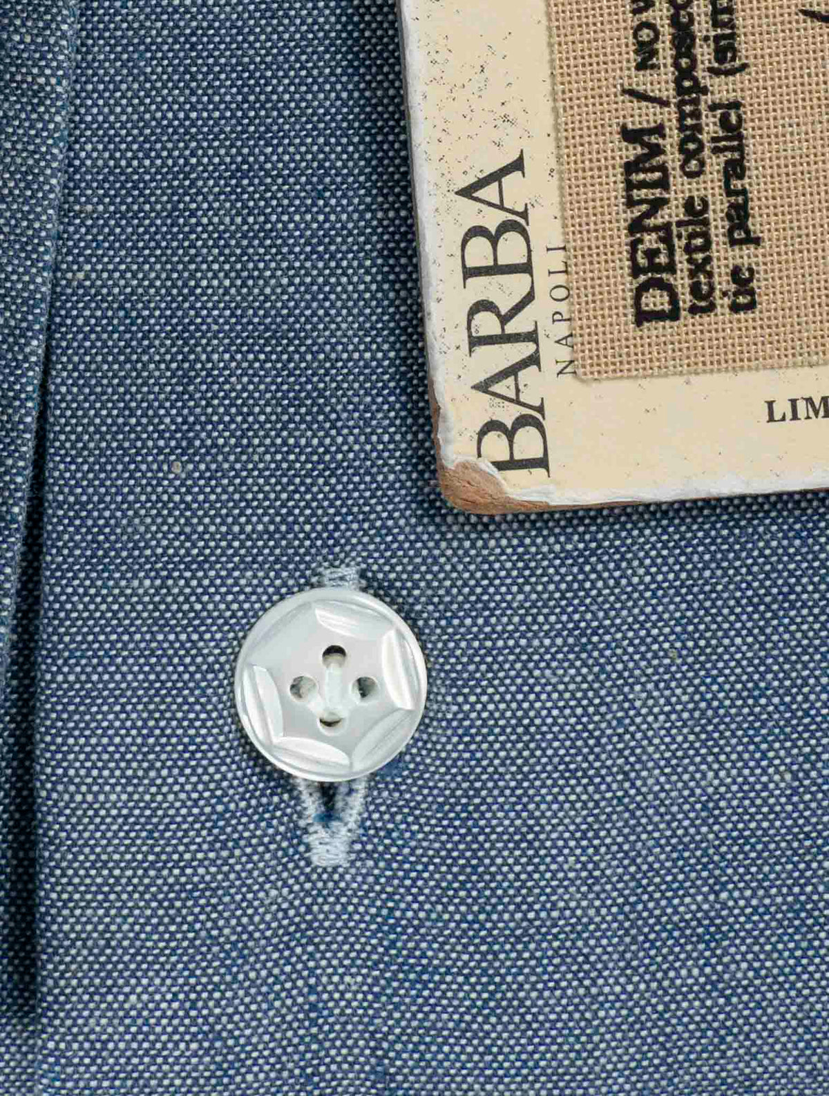 Barba Napoli Denim Cotton Shirt 3