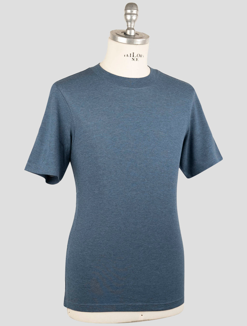 Gran Sasso Blue Cotton T-Shirt 2