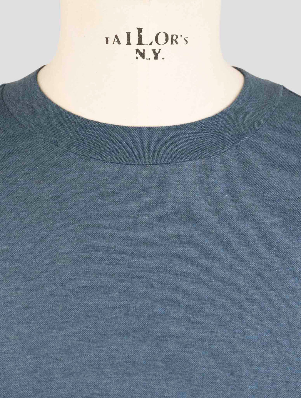 Gran Sasso Blue Cotton T-Shirt 4