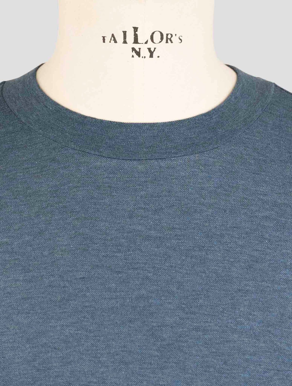 Gran Sasso Blue Cotton T-Shirt 4