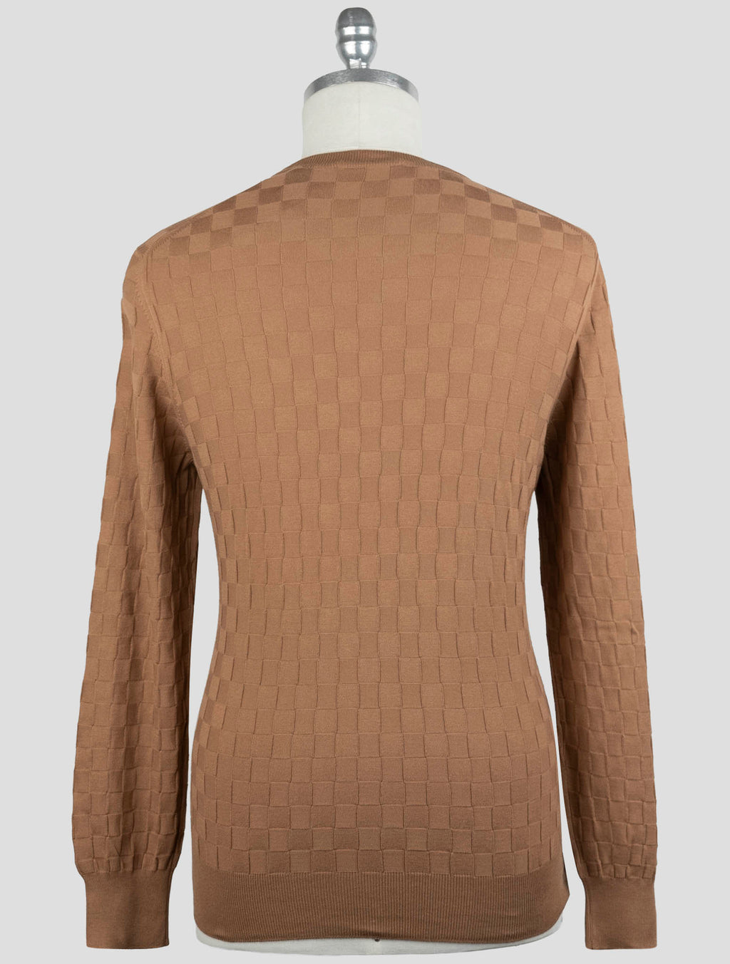 Gran Sasso Brown Cotton Sweater Crewneck 3