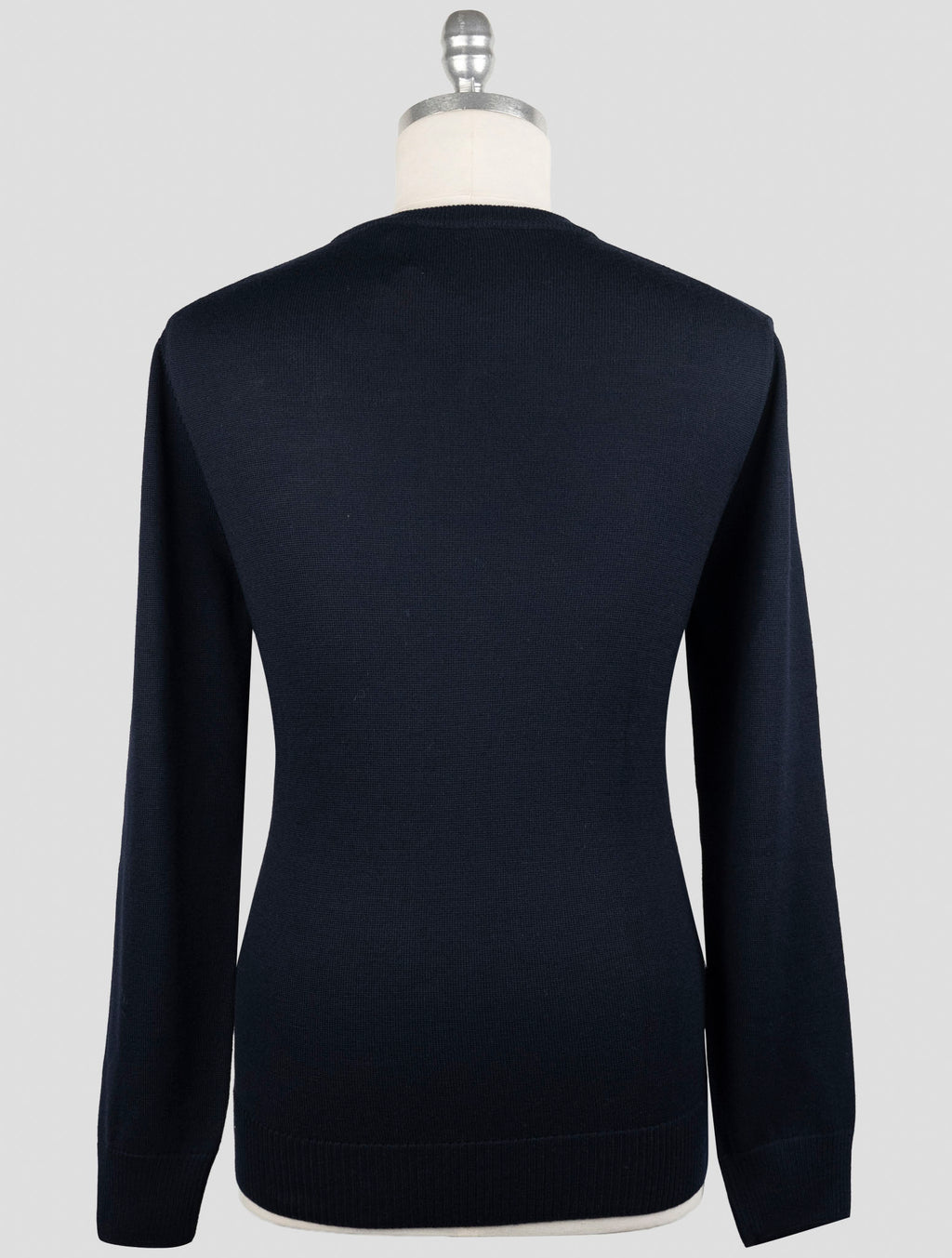Gran Sasso Blue Virgin Wool Sweater Crewneck 3