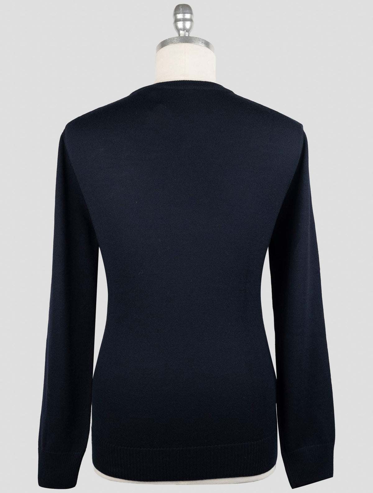 Gran Sasso Blue Virgin Wool Sweater Crewneck 3