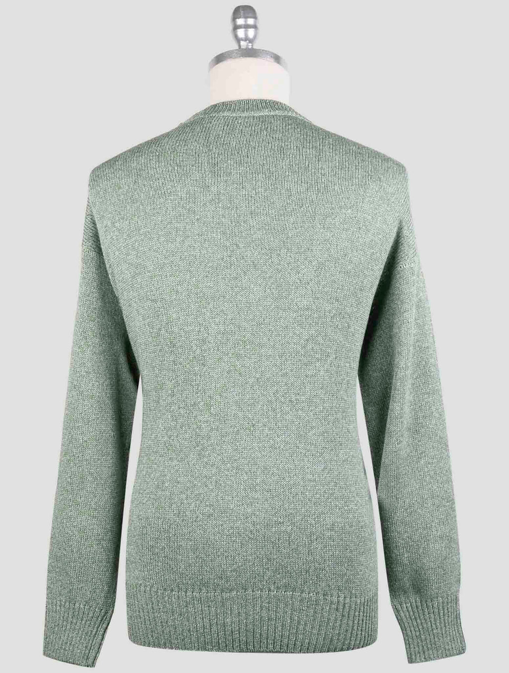 Gran Sasso Green Cotton Sweater Crewneck 3