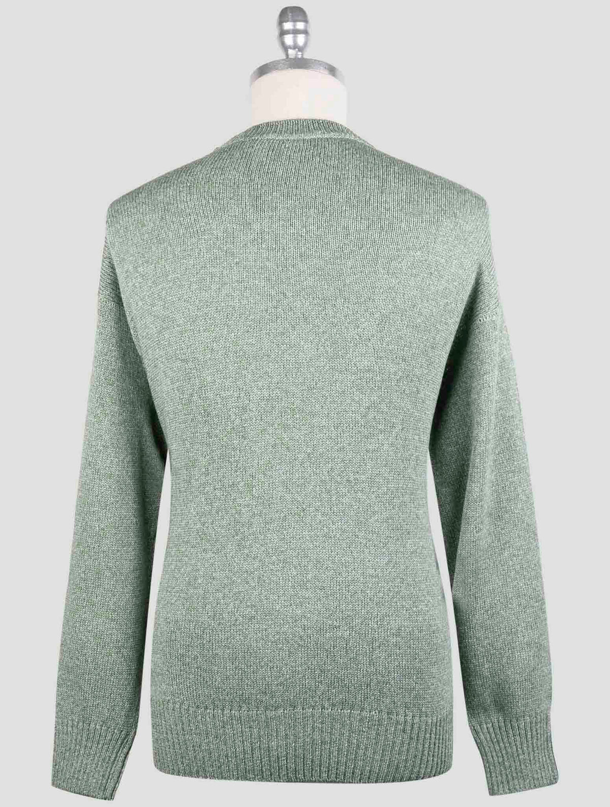 Gran Sasso Green Cotton Sweater Crewneck 3