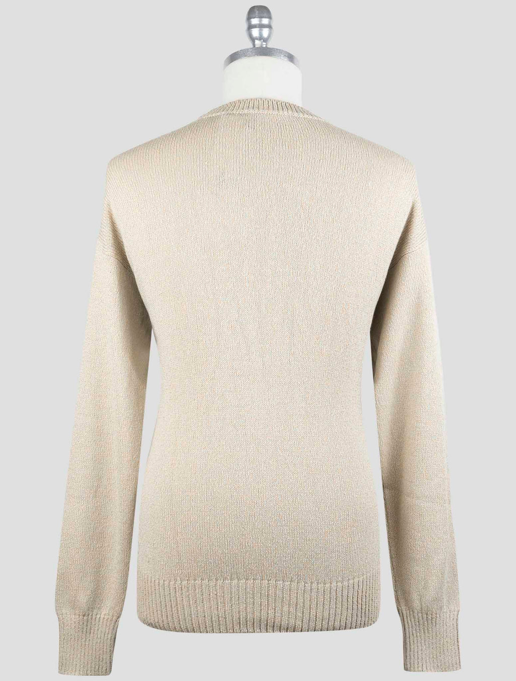 Gran Sasso Beige Cotton Sweater Crewneck 3