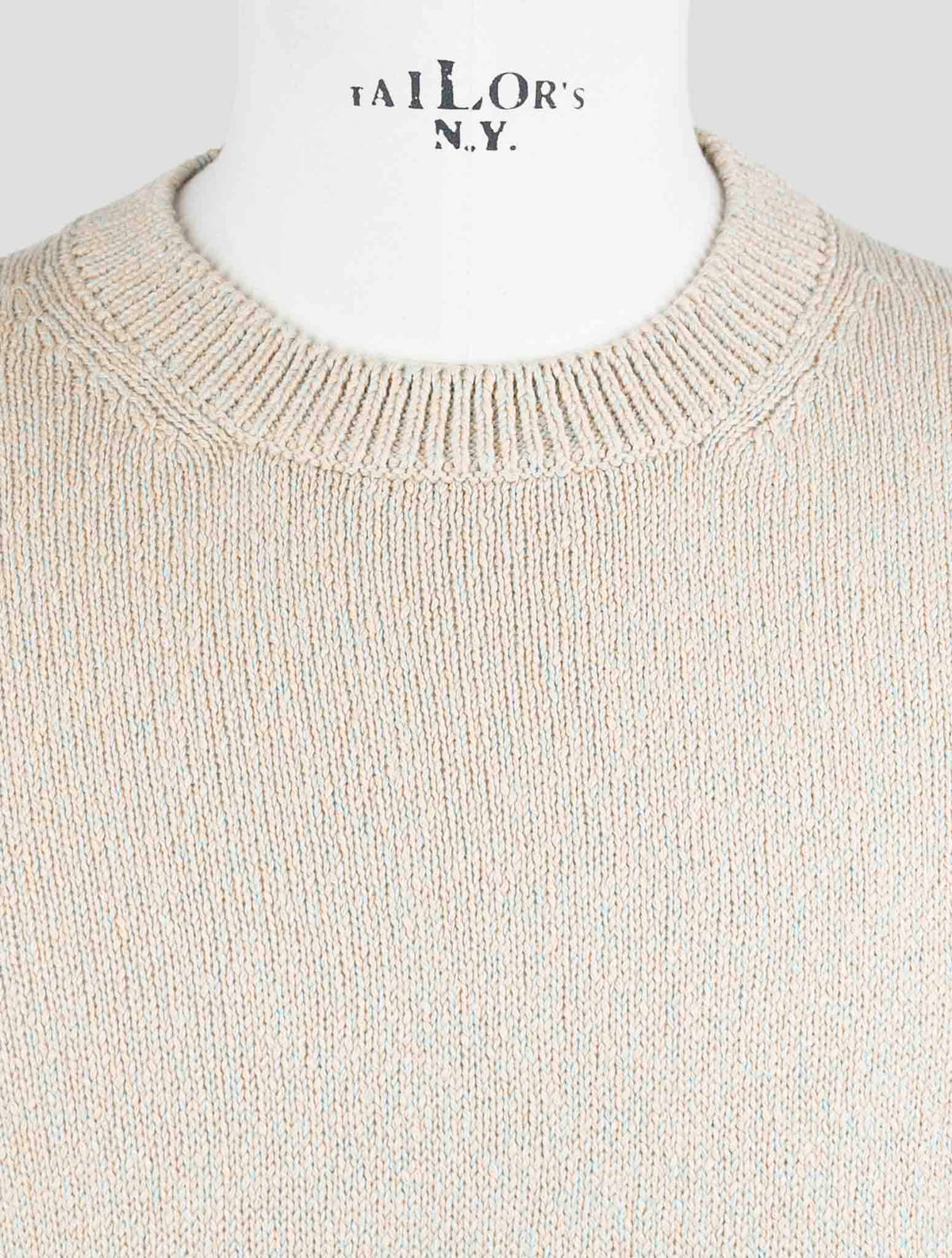 Gran Sasso Beige Cotton Sweater Crewneck 4