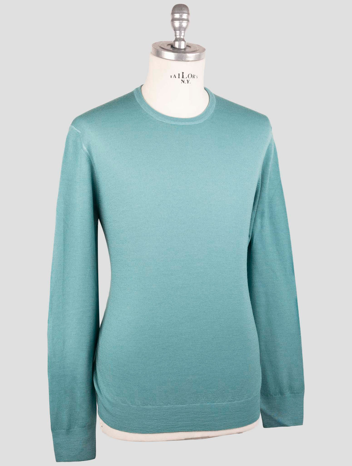 Gran Sasso Green Virgin Wool Sweater Crewneck 2