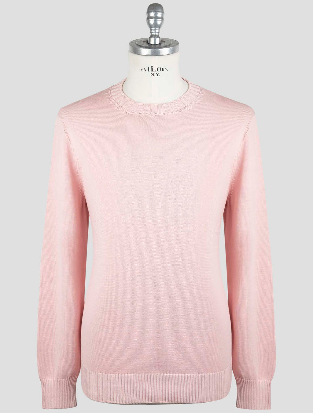 Gran Sasso Pink Cotton Sweater Crewneck 1