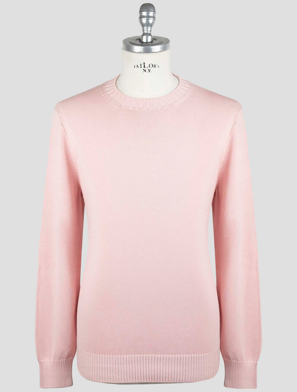 Gran Sasso Pink Cotton Sweater Crewneck 1