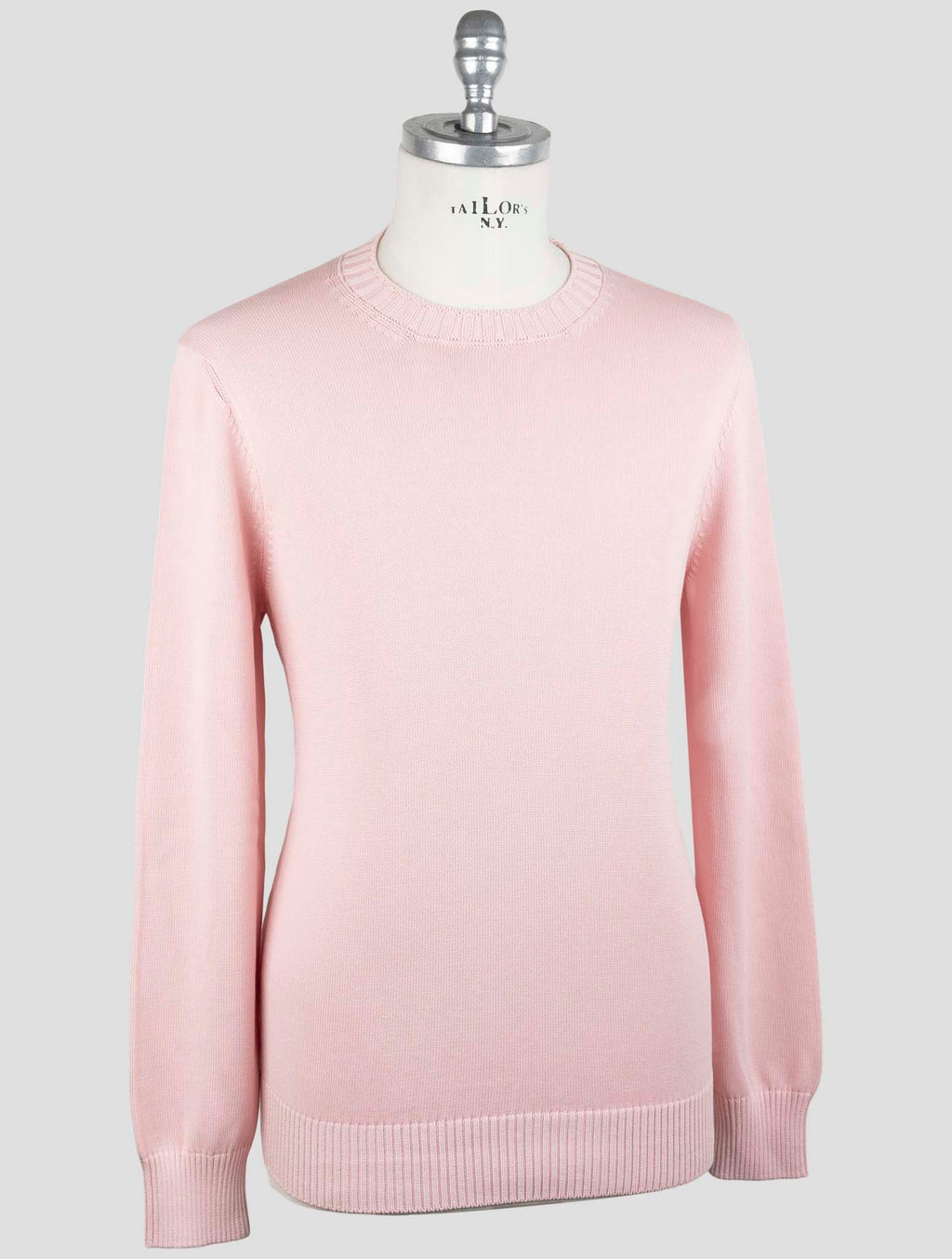 Gran Sasso Pink Cotton Sweater Crewneck 2