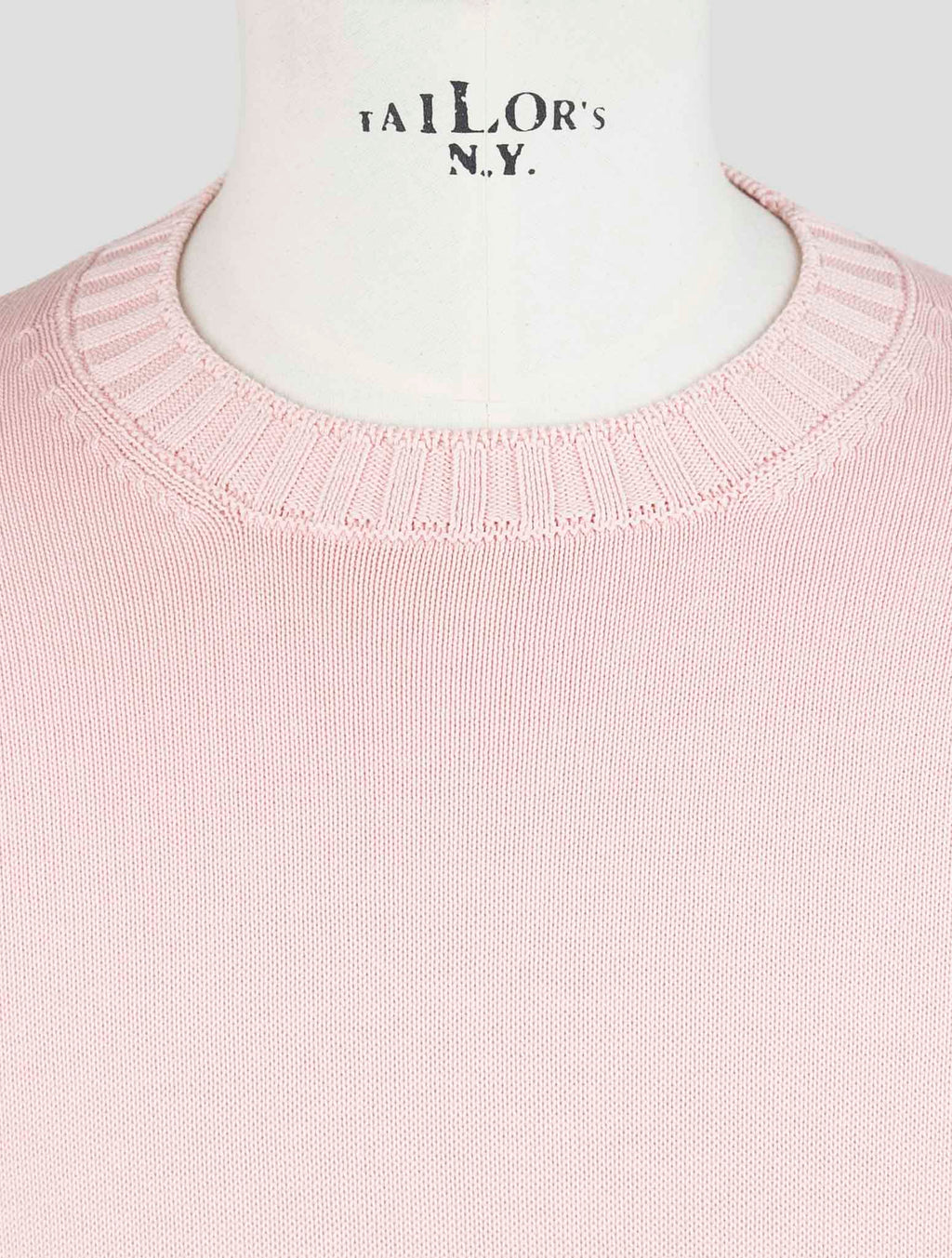 Gran Sasso Pink Cotton Sweater Crewneck 4