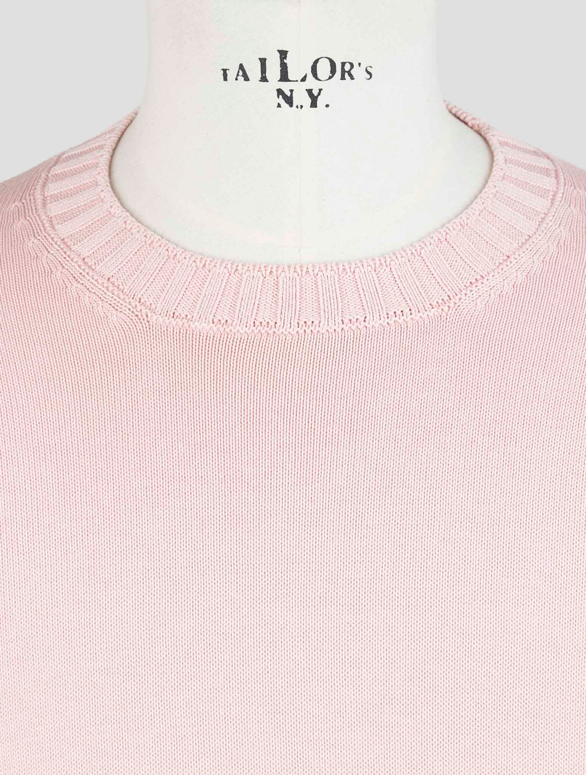 Gran Sasso Pink Cotton Sweater Crewneck 4