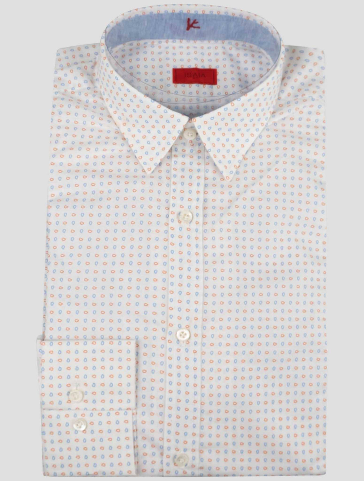 Isaia Multicolor Cotton Shirt 1