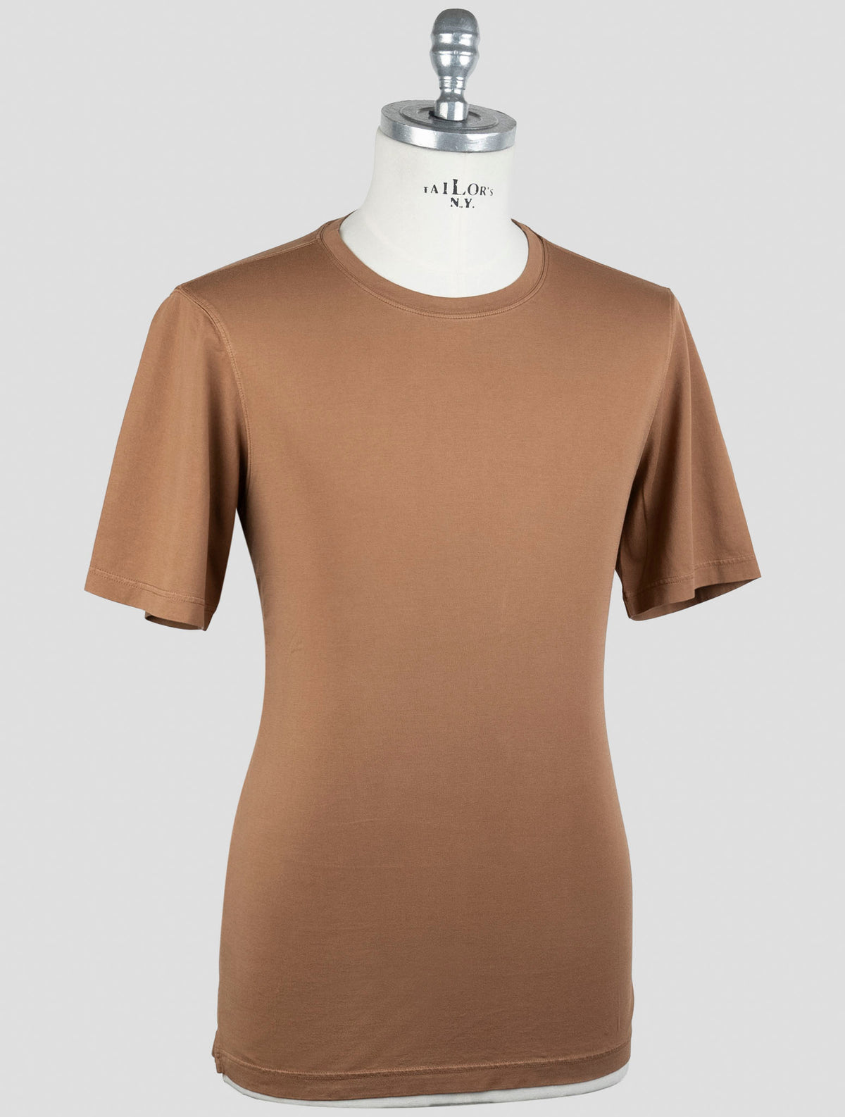 Gran Sasso Brown Cotton T-Shirt 2
